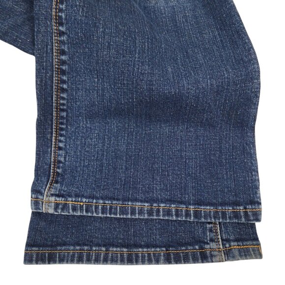 Levi’s 590 Boot Cut Womens 18 18S 38x28 Mid Rise Jeans Open Top Flap Pockets - Picture 7 of 14